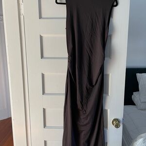 Mango Brown Sleeveless Maternity Dress - NWT